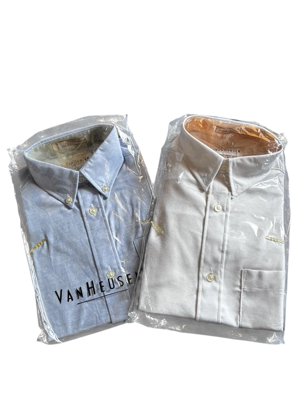 Van Heusen Kids Button-Down Shirts - Light Blue & White (Two-Pack)
